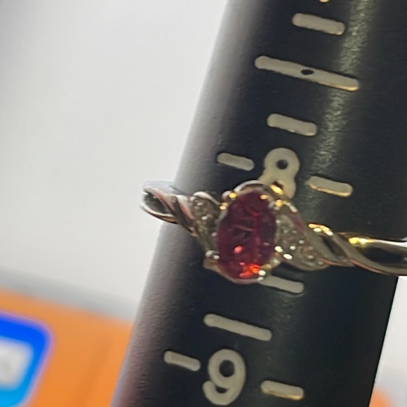 Ofiki Rubellite & Diamond Ring and Pendant Necklace - Picture 4 of 13